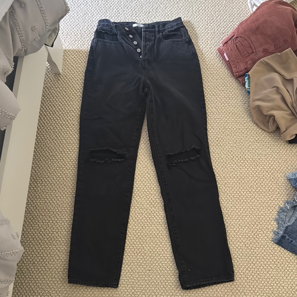 pacsun dad jean black